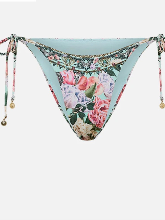 Camilla Other - New Camilla Per Roman Side Tie Skimpy Bikini Pant Size Small Crystal